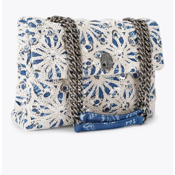 Kurt Geiger Blue and White Crossbody Bag - NWOT - Picture 4 of 4